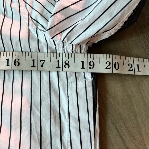 Equipment Surrender Strip Yarn Dye Cotton Popplin Rossi Shirt size Small - Picture 8 of 10